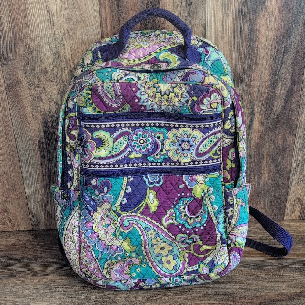 Vera Bradley Paisley Campus Travel Backpack                        M355